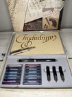 Vintage Sheaffer Calligraphy Set  Fountain Pen Writing Kit With Nibs   Ink Cartr