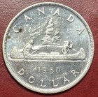 1950 Canada Silver Dollar George Vi Uncirculated