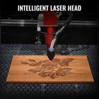 Vevor Co2 Laser Engraver Machine 50w Dual Channel Engraving Cutter For Wood