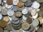 Lot Of 2 Lbs Pounds   Foreign International World Coins   No Us Canada Mexico  