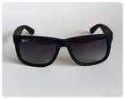 Us Ray-ban Rb4165 622 t3  Justin Polarized Sunglasses Grey Classic Frame 54mm