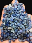500g Wow  Natural Blue Corundum Sapphire Crystal Rough Mineral Specimen 