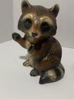 Raccoon Figurine Lot Of 3 Decorative Collectible Figurines Set Vintage Homco