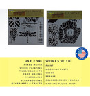 Dragonfly Stencil Wall Art Bundle Layered Stencils Butterfly Set 6x6 Crafters