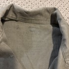 Vintage 40s Us Army M47 Hbt Jacket Shirt Fits Small Ww2 Herringbone Twill Stains