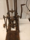 Antique Vintage Barn Beam  Auger Drill Press Buckeye  Boss  Farm Parts Or Repair