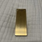 Vintage Colibri Gold Tone Ultra Thin Butane Card Lighter Japan Initials