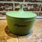 Vintage Mid-century Modern Nesting Snack Containers Green 5 Pc