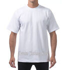 6 Pack Proclub Pro Club Mens Heavyweight White Short Sleeve T Shirts Cotton Tee