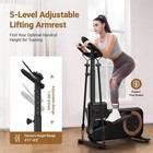 Merach Hyper-quiet Magnetic Elliptical Machine Driving System 16 Levels For Home