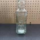 2 Glass Bottles 1 Tall 1 Short With Corks 12  And 4  Tall Crafting Home Decor