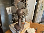 Antique Westinghouse 11 Inch Metal Desk Fan Model Y-35256 Oscillating Fan Works