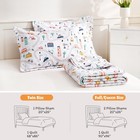 Jsd Cars Kids Quilt Set Twin Size  2 Piece Printed Bedspread Coverlet With Pi   