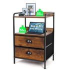 Night Stand Bedside Table Bedroom Nightstand With Open Shelf Bed Side Table 