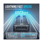 Sabrent Usb4 Nvme Ssd Enclosure     Tool-free Usb 4 0 M 2 Pcie 4     Fast Us