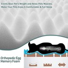 Dog Bed Kennel Pad Crate Mat Washable Chew Proof Orthopedic Padding Grey New