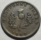 Nova Scotia - William Iv - Halfpenny Token - 1832 - Km-1 - Very Fine