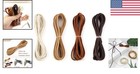 Faux Leather Craft Cord Set - 4 Colors  2m Each For Necklaces  Bracelets   More