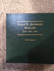 Susan B  Anthony Dollars 1979-1981  1999 Littleton Custom Coin Album Full