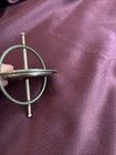 Vintage 1950   s Metal Gyroscope Spinning Top Classic Toy