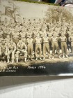 Vintage Panoramic 1946 Fort Mcclellan Al Co D 24 Battalion  Army Rare Photo