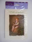 Thank You Whimsy Little Pixie Fairy Cherub W harp American Greeting Cards New