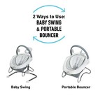 Graco Soothe  n Sway Lx Baby Swing With Portable Bouncer Derby