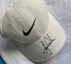 2005 Masters Tiger Woods Nike One Sq Signed White Hat Autographed