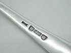 George Iii Sterling Silver Old English Pattern Serving Spoon Antique 1782 London