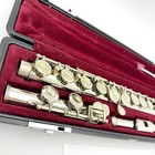 Yamaha Yfl-211 Flute Silver Plating With Hard Case Used From Japan  b0200