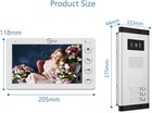 Wired Video Door Intercom System  4 Monitors With 7-inch Screen For Apartment