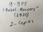 Rebel Rousers Original Us Movie Poster 1970 Vintage Exploitation Film