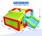 Bounce House  Inflatable Bouncer With Air Blower  Kids Slide Jumping Castle W   