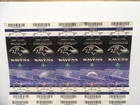 Baltimore Ravens Full Set sheet Tickets 2006   80 Seats   We Combine Shipping  