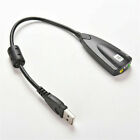 Usb Audio Adapter External Stereo Sound Card With 3 5mm Headphone And Mic