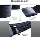 Travel Security Belt Hidden Money Pouch Wallet Pocket Waist Belt Safe Non-metal