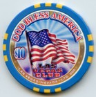  10 Las Vegas Club God Bless America Le Chip Downtown Las Vegas 2002 Obsolete