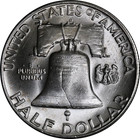 1952-p Franklin Half Dollar Nice Bu - Stock
