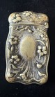 Antique Victorian  g  Silver Cigarette Match Safe Vesta Case Box  2
