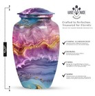 Abstract Urns For Women Human Ashes Cremation Urns For Burial 10 Inch