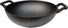 Livevie Cast Iron Deep Kadai Wok With Dual Handles  Heavy-duty Cooking Pot