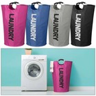 90l Large Laundry Basket Laundry Hamper Bag Washing Bin Clothes Bag Collapsible