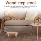 Wooden Step Stool For Adults  Bed Stool For High Beds  Kitchen  Bathroom 1116