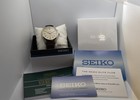 Seiko Kinetic 100m Military Field Watch 5m82 Cream Dial   Premium Set   New Cap