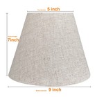 Tootoo Star Barrel White Small Lamp Shade For Table Lamps Replacement  5x9x7    