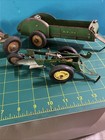 Vintage Ertl Eska John Deere Manure Spreader Plow Trailer Lot  1 16
