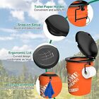 Portable Toilet Seat For 5 Gal Buckets  Camping Toilet Seat With Lid For Outdoor