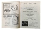Vintage 1960s Chicago Civic Theatre Playbill  come Blow Your Horn  Hal March
