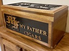 My Father Cigar Humidor - 2011  rare  Wooden Hinges 
