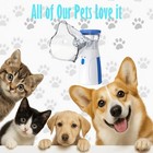 Pet Inhaler Spacer Chamber For Cats Dogs Aerosol Mask Veterinary Nebulizer Aid